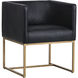 Kwan Vintage Black Lounge Chair